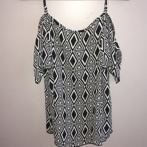 OTS black and white top